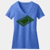 Women's Perfect Blend ® CVC V Neck Tee Thumbnail
