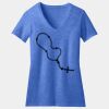 Women's Perfect Blend ® CVC V Neck Tee Thumbnail