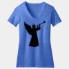 Women's Perfect Blend ® CVC V Neck Tee Thumbnail