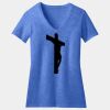 Women's Perfect Blend ® CVC V Neck Tee Thumbnail