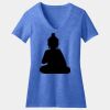 Women's Perfect Blend ® CVC V Neck Tee Thumbnail
