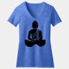Women's Perfect Blend ® CVC V Neck Tee Thumbnail