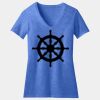 Women's Perfect Blend ® CVC V Neck Tee Thumbnail