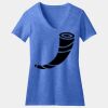 Women's Perfect Blend ® CVC V Neck Tee Thumbnail