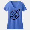 Women's Perfect Blend ® CVC V Neck Tee Thumbnail