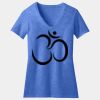 Women's Perfect Blend ® CVC V Neck Tee Thumbnail