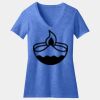 Women's Perfect Blend ® CVC V Neck Tee Thumbnail
