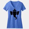 Women's Perfect Blend ® CVC V Neck Tee Thumbnail