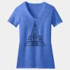 Women's Perfect Blend ® CVC V Neck Tee Thumbnail