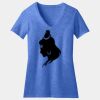 Women's Perfect Blend ® CVC V Neck Tee Thumbnail
