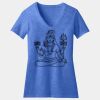 Women's Perfect Blend ® CVC V Neck Tee Thumbnail