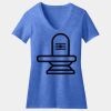 Women's Perfect Blend ® CVC V Neck Tee Thumbnail
