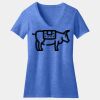 Women's Perfect Blend ® CVC V Neck Tee Thumbnail
