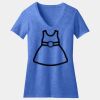 Women's Perfect Blend ® CVC V Neck Tee Thumbnail