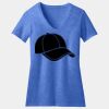 Women's Perfect Blend ® CVC V Neck Tee Thumbnail