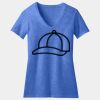 Women's Perfect Blend ® CVC V Neck Tee Thumbnail