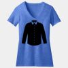 Women's Perfect Blend ® CVC V Neck Tee Thumbnail