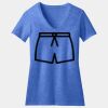 Women's Perfect Blend ® CVC V Neck Tee Thumbnail