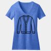Women's Perfect Blend ® CVC V Neck Tee Thumbnail