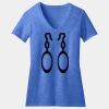 Women's Perfect Blend ® CVC V Neck Tee Thumbnail