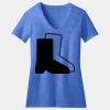Women's Perfect Blend ® CVC V Neck Tee Thumbnail
