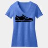 Women's Perfect Blend ® CVC V Neck Tee Thumbnail