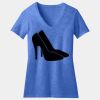 Women's Perfect Blend ® CVC V Neck Tee Thumbnail