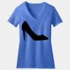 Women's Perfect Blend ® CVC V Neck Tee Thumbnail