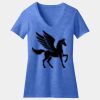 Women's Perfect Blend ® CVC V Neck Tee Thumbnail