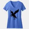 Women's Perfect Blend ® CVC V Neck Tee Thumbnail