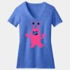 Women's Perfect Blend ® CVC V Neck Tee Thumbnail