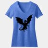 Women's Perfect Blend ® CVC V Neck Tee Thumbnail