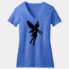 Women's Perfect Blend ® CVC V Neck Tee Thumbnail
