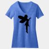 Women's Perfect Blend ® CVC V Neck Tee Thumbnail