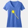 Women's Perfect Blend ® CVC V Neck Tee Thumbnail