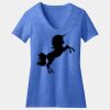 Women's Perfect Blend ® CVC V Neck Tee Thumbnail