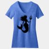 Women's Perfect Blend ® CVC V Neck Tee Thumbnail