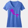 Women's Perfect Blend ® CVC V Neck Tee Thumbnail