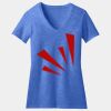 Women's Perfect Blend ® CVC V Neck Tee Thumbnail