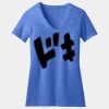 Women's Perfect Blend ® CVC V Neck Tee Thumbnail