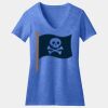 Women's Perfect Blend ® CVC V Neck Tee Thumbnail