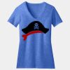 Women's Perfect Blend ® CVC V Neck Tee Thumbnail