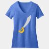 Women's Perfect Blend ® CVC V Neck Tee Thumbnail