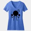 Women's Perfect Blend ® CVC V Neck Tee Thumbnail