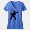 Women's Perfect Blend ® CVC V Neck Tee Thumbnail