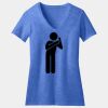 Women's Perfect Blend ® CVC V Neck Tee Thumbnail