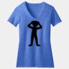 Women's Perfect Blend ® CVC V Neck Tee Thumbnail