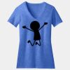 Women's Perfect Blend ® CVC V Neck Tee Thumbnail