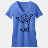 Women's Perfect Blend ® CVC V Neck Tee Thumbnail