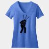 Women's Perfect Blend ® CVC V Neck Tee Thumbnail